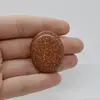 Cabochon Goldstone Maro 35x27x5mm C71
