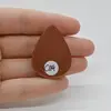 Cabochon Goldstone Maro 38x28x6mm C114, imagine 2
