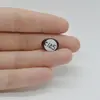 Cabochon Granat Hessonit 14x10x6mm C125, imagine 2