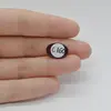Cabochon Granat Hessonit 15x11x6mm C160, imagine 2