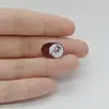 Cabochon Granat Hessonit 16x11x5mm C168, imagine 2