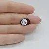 Cabochon Granat Hessonit 16x12x5mm C76, imagine 2