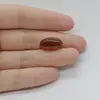 Cabochon Granat Hessonit 17x10x4mm C228