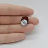 Cabochon Granat Hessonit 17x12x6mm C169, imagine 2