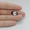 Cabochon Granat Hessonit 18x10x5mm C170, imagine 2