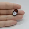 Cabochon Granat Hessonit 20x11x6mm C11, imagine 2