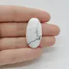 Cabochon Howlit 34x18x7mm C85