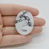 Cabochon Howlit 38x29x6mm C54, imagine 2