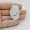 Cabochon Howlit 39x24x7mm C39, imagine 2