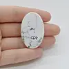 Cabochon Howlit 41x26x6mm C64, imagine 2