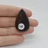 Cabochon Iron Tiger 38x23x6mm C45, imagine 2
