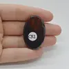 Cabochon Iron Tiger 39x25x7mm C52, imagine 2