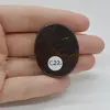 Cabochon Iron Tiger 39x31x6mm C22, imagine 2