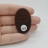 Cabochon Iron Tiger 43x27x6mm C68, imagine 2