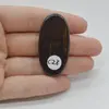Cabochon Iron Tiger 45x22x5mm C28, imagine 2