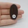 Cabochon Iron Tiger 45x24x5mm C14, imagine 2