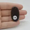 Cabochon Iron Tiger 39x22x6mm C74, imagine 2