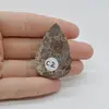 Cabochon Jasp Asteroid 41x28x7mm C2, imagine 2