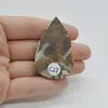 Cabochon Jasp Coffee 49x31x6mm C27, imagine 2