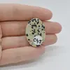 Cabochon Jasp Dalmatian 31x21x6mm C45, imagine 2