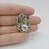 Cabochon Jasp Dalmatian 31x21x6mm C99, imagine 2