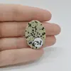 Cabochon Jasp Dalmatian 31x22x6mm C98, imagine 2