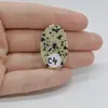 Cabochon Jasp Dalmatian 32x19x7mm C4, imagine 2