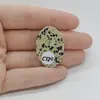 Cabochon Jasp Dalmatian 32x21x6mm C120, imagine 2