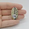 Cabochon Jasp Dalmatian 33x19x6mm C39, imagine 2
