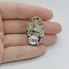 Cabochon Jasp Dalmatian 33x20x6mm C102, imagine 2