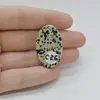 Cabochon Jasp Dalmatian 33x20x6mm C26, imagine 2