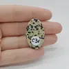 Cabochon Jasp Dalmatian 33x20x6mm C31, imagine 2