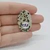 Cabochon Jasp Dalmatian 33x21x6mm C57, imagine 2