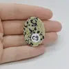 Cabochon Jasp Dalmatian 33x24x6mm C9, imagine 2