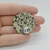 Cabochon Jasp Dalmatian 34x34x5mm C29, imagine 2