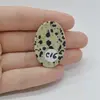 Cabochon Jasp Dalmatian 35x24x5mm C16, imagine 2