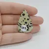 Cabochon Jasp Dalmatian 36x23x6mm C103, imagine 2