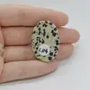 Cabochon Jasp Dalmatian 36x24x7mm C114, imagine 2