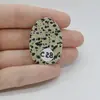 Cabochon Jasp Dalmatian 36x25x5mm C28, imagine 2