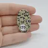 Cabochon Jasp Dalmatian 37x22x6mm C59, imagine 2