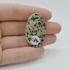 Cabochon Jasp Dalmatian 37x23x5mm C84, imagine 2