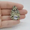 Cabochon Jasp Dalmatian 37x24x5mm C50, imagine 2