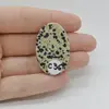 Cabochon Jasp Dalmatian 37x24x6mm C36, imagine 2