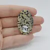 Cabochon Jasp Dalmatian 38x24x6mm C49, imagine 2