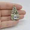 Cabochon Jasp Dalmatian 38x24x6mm C61, imagine 2