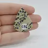 Cabochon Jasp Dalmatian 39x30x5mm C76, imagine 2
