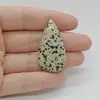 Cabochon Jasp Dalmatian 40x21x6mm C44