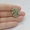 Cabochon Jasp Dalmatian 25x19x6mm C136
