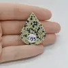 Cabochon Jasp Dalmatian 36x28x5mm C135, imagine 2