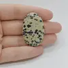 Cabochon Jasp Dalmatian 38x24x6mm C130